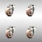 Service Caster 3 Inch 316SS High Temp Glass Filled Nylon Wheel Swivel Top Plate Caster Set SCC SCC-SS31620S314-GFNSHT-4 - alternate 1